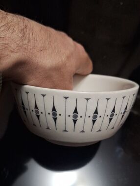 Retro VTG W.H. Grindley "Concord" Bowl - Atomic Mid-Century Modern Ironstone